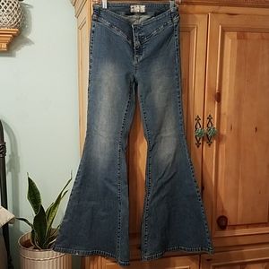 Free people super flare jeans